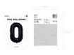 Picture of FOIL BALLOON NUMBER 0 BLACK 34 INCH
